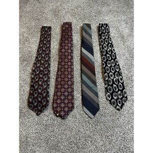 Robert Talbott Tie Men's Silk Tie Designer Various Colors VTG Lot Of‎ 4